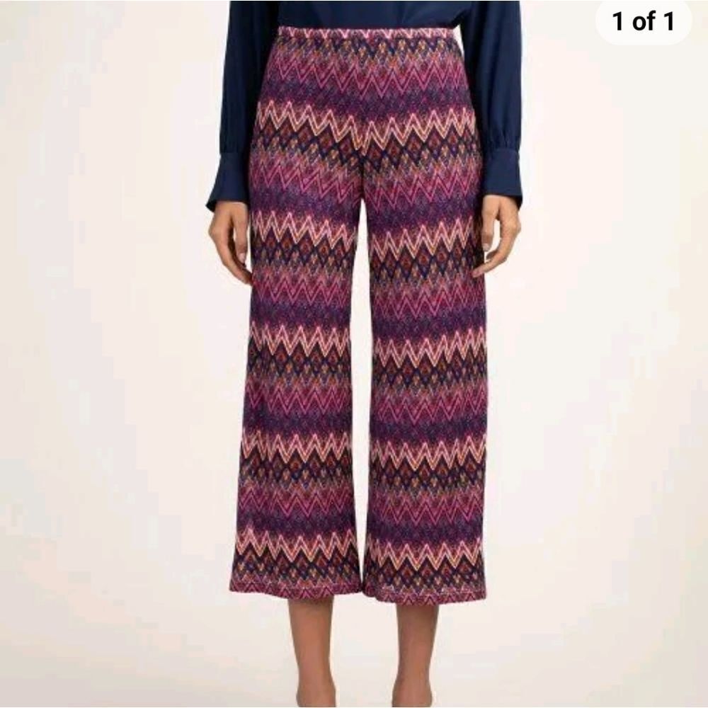 Trina Turk Crop Penelope Pant Size Large NWT‎